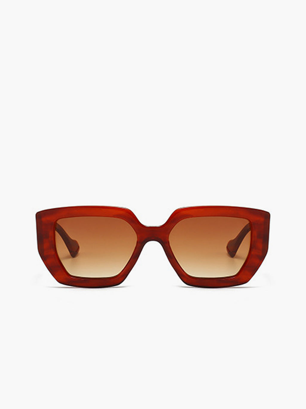 Marble Printed Square Sunglasses